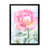 Impression noire sur toile encadrée sélectionné
