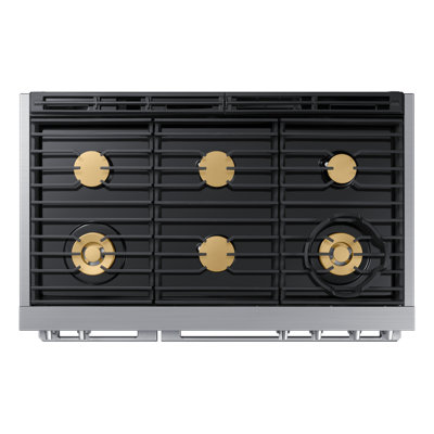48" Pro-Range 6 Burners, Transitional, Silver