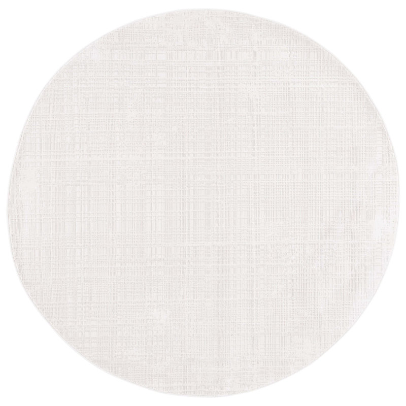 Lazerrick Whisper Performance Abstract Rug, Round 6'7"