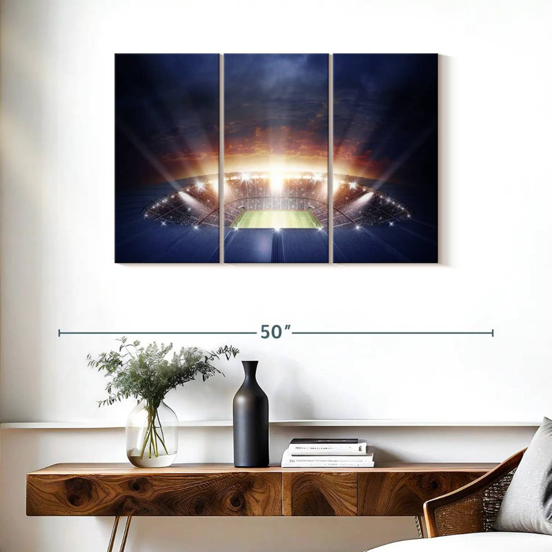 Lumières du stade de football Sireci, H 24 po x l 38 po