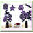 Black and Gold 61-Piece Birthday Party Decorations Set