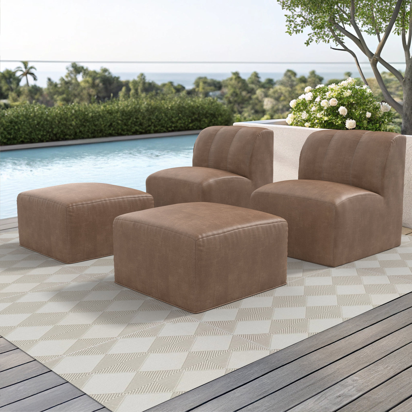 Praia 56" Patio Sectional