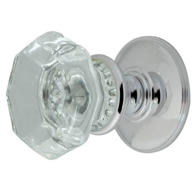 Passage Knobset, Polished Chrome