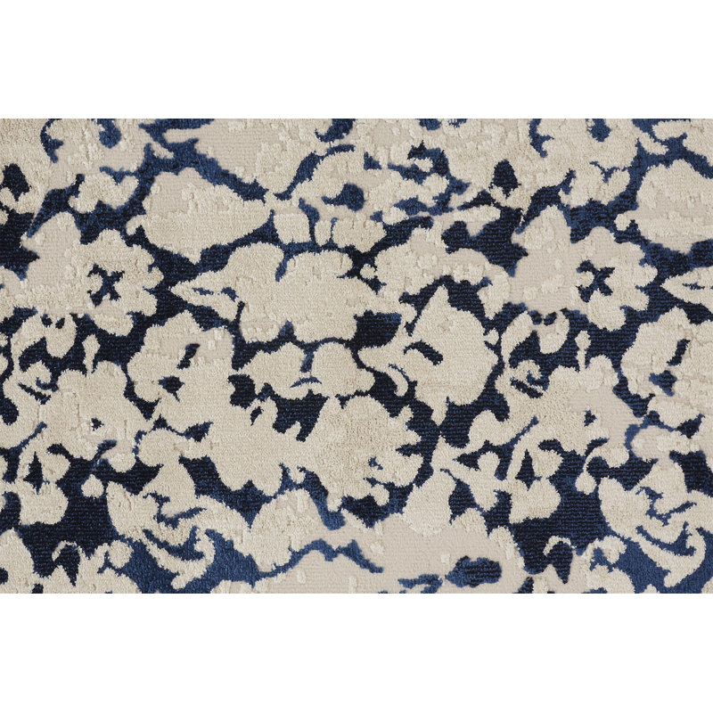 Tapis ivoire tissé à la machine Semillon, Rectangle 10 pi x 13 pi 2 po