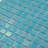 Nacreous 12" X 12" Glossy Cyan Blue Glass Mosaic Wall and Floor Tile (20 Sq. Ft./Case) (20-Pack)-94487747