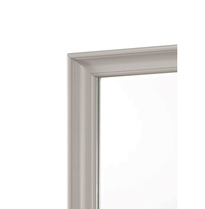 Miroir carré gris, Gris