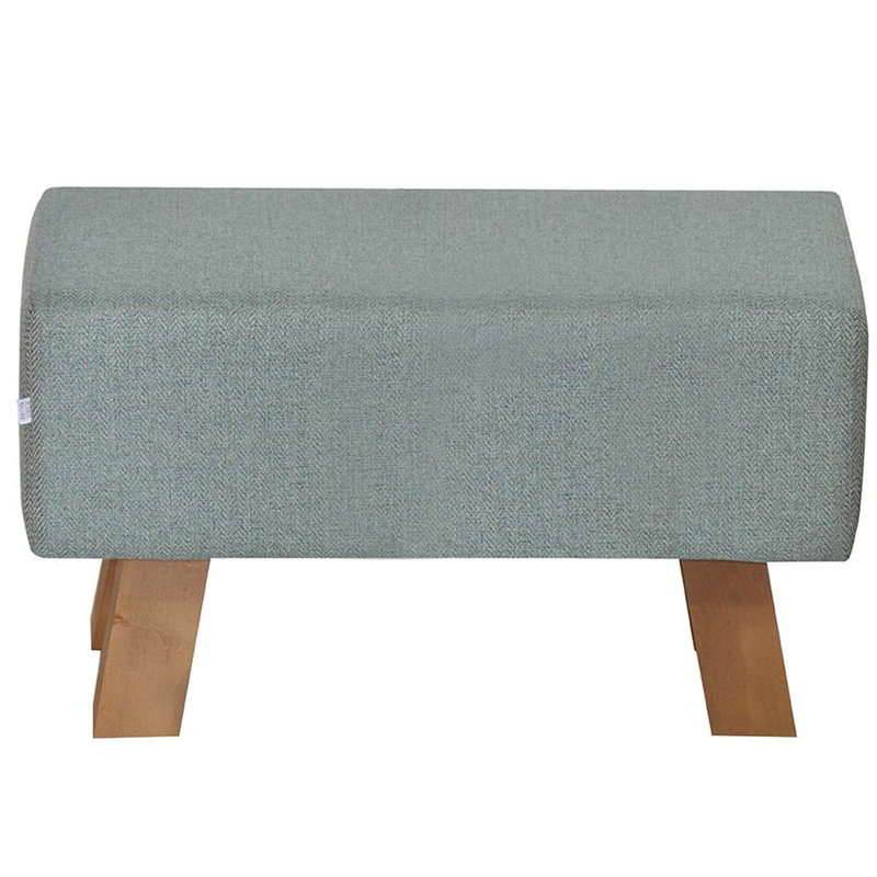 Gimo 100% Polypropylene Upholstered Bench, Turquoise
