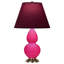 Petite lampe d'appoint à double gourde-372527682-372527693