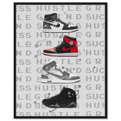 «Notoriart Hype Sneakers», art mural encadré 1 pièce