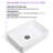 33" L X 20" W White Ceramic Sink - Heat , Stain Scratch Rust Sound Dampening Basket Kitchen 33"X20" Deep Basin Sinks With Strainer, Absorbing