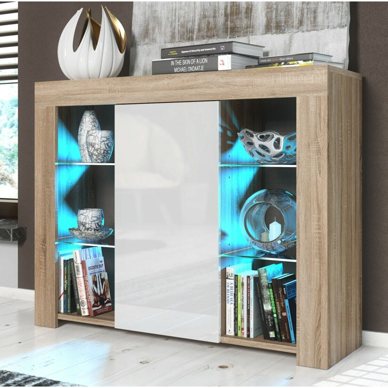 Bethellen Sideboard, Oak/White