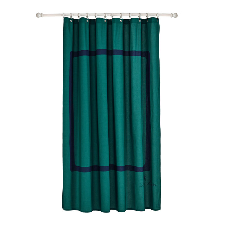 Cotton Shower Curtain, Deep Jungle