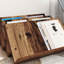 Wood Free Standing Magazine Rack-418295308