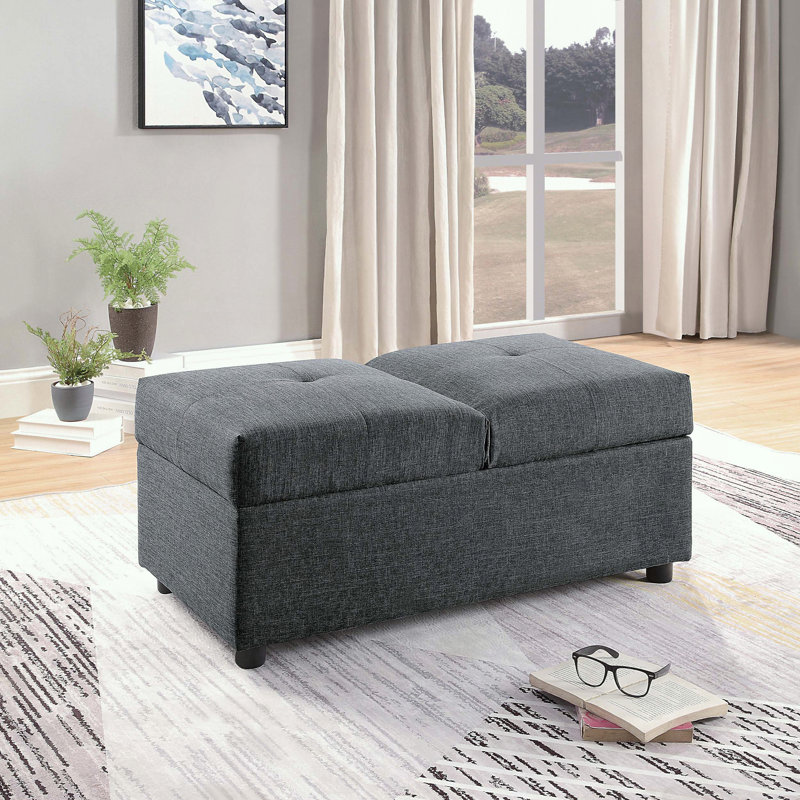Repose-pieds convertible avec chaise et rangement
