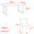 Nordic style iron and solid wood dining table set-106687015