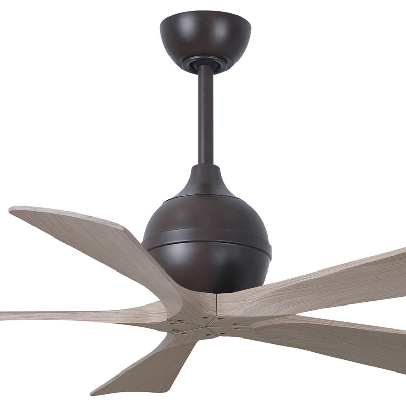 Ventilateur de plafond standard à 5 pales avec télécommande, 42", Bronze texturé, Gris délavé