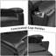 Fauteuil inclinable en similicuir 37 po Emony-149726117