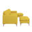 110" L-Shape Convertible Sectional Sofa Couch With Movable Ottoman, Convenient Storage Pockets, Velvet Upholstery Sofa-1248554584