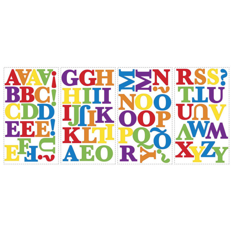 Text & Numbers Non-Wall Damaging Wall Decal