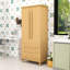 Armoire de rangement élégante en bois - tablettes réglables, charnières silencieuses-887810825