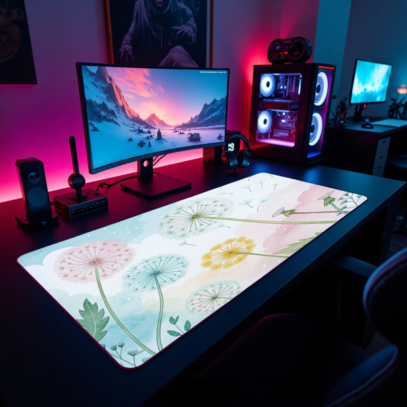 Polyester Desk Pad, 23.6x13.8