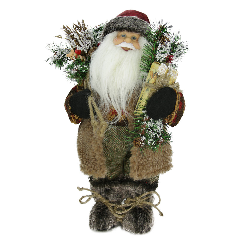 Figurine de Noël 12 "avec cadeau de Noël