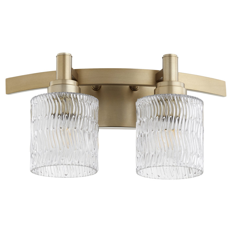Marjoram 2 - Light Dimmable Vanity Light, Aged Brass