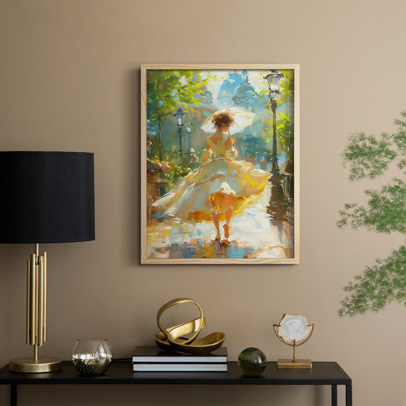 «WOMEN Series DCCL XXXIX», reproduction encadrée - bois massif, Naturel, H 21 po x l 17 po