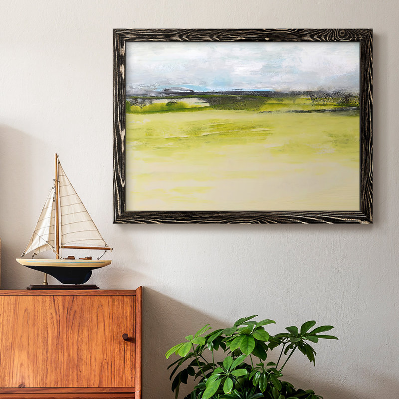 From The Terrace IV, reproduction d'art sur toile, Noir, H 14 po x l 20 po