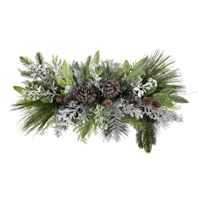 Arrangement artificiel de Noël floqué