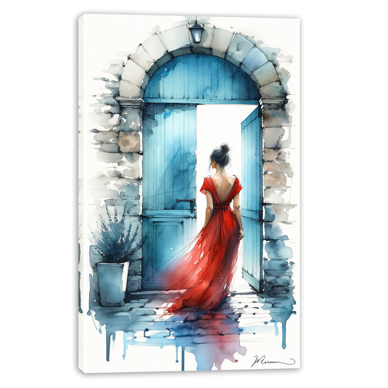 «Enchanting Entrance», art mural sur toile, H 42 po x l 24 po