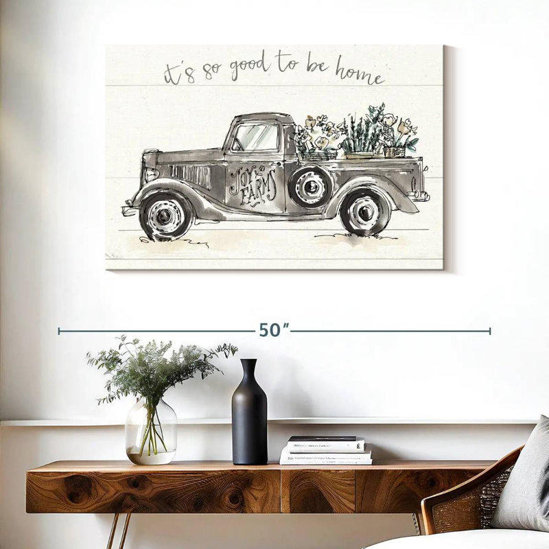 Modern Farmhouse XVII, H 26 po x l 39 po
