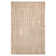 Tapis décoratif caramel à motif géométrique noué à la main Dixon
