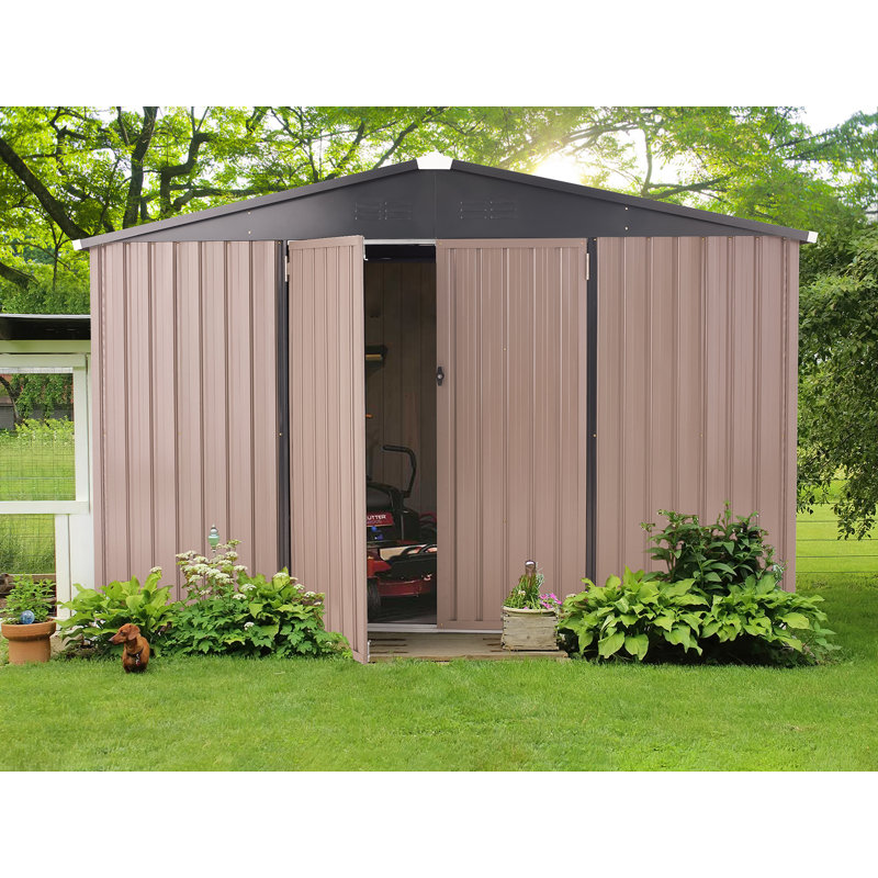 10 Ft. W X 8 Ft. D Metal Storage Shed