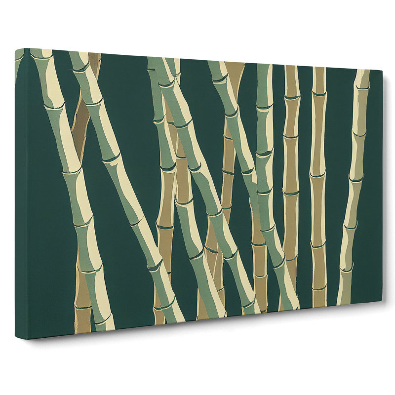 Exotic Bamboo Forest - Wrapped Canvas Print, 35cm H x 50cm W x 3cm D