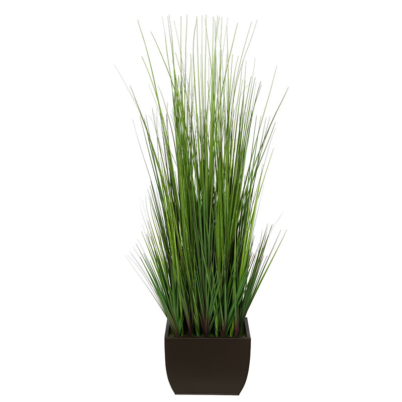Jardinière en similicuir 44 po, Brun mat