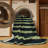 Machine Washable Horizontal Stripes Blue Area Rug-1321117001