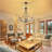 6 Light Dimmable Elegant Black Crystal Chandelier