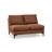 Stylish Corner Sofa in Camel Color, 78.7 x 123.6 x 61.0 inches | BEECH WOOD & CHIPBOARD Frame, 100% Polyester Fabric | Comfortable Fixed Cushions with 28 DNS Soft Foam & 24 DNS Feather | Durable Matt Black Legs, Easy to Clean-90667765-90667769