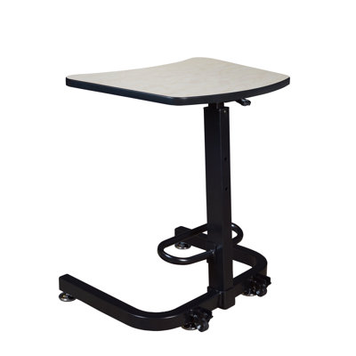Bureau debout à hauteur ajustable en bois manufacturé Nazrana