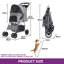 Foldable Pet Stroller-107727227