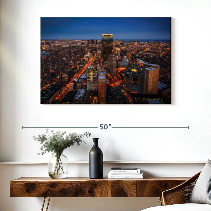 Sireci Boston Skyline At Sunset