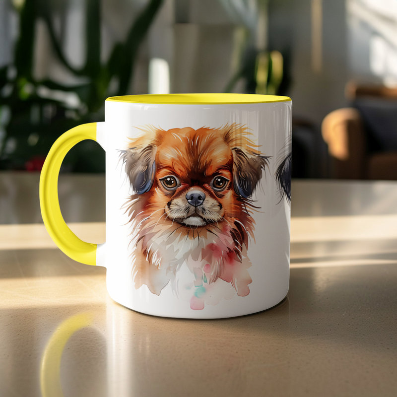 Mug, 1, Yellow