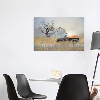 Fall Pumpkin Harvest by Lori Deiter - Wrapped Canvas Print