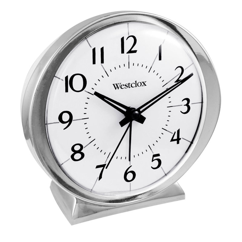 Réveil-matin à quartz Babyben, Argent
