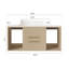 Meuble-lavabo mural moderne 39,3 pi