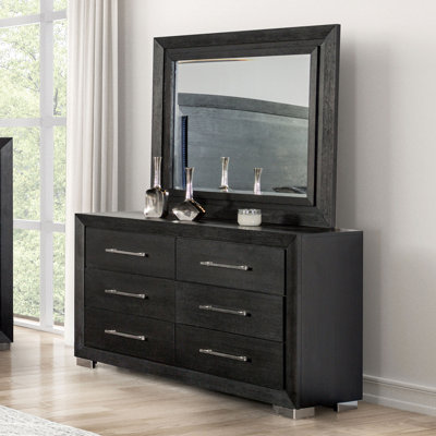 Commode contemporaine Ashbourne, noir