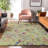 Premium Machine Washable Prisco Aloe Rug-1430114437