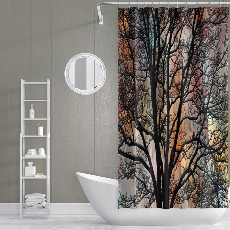 Heenan Shower Curtain, 72" H x 70" W