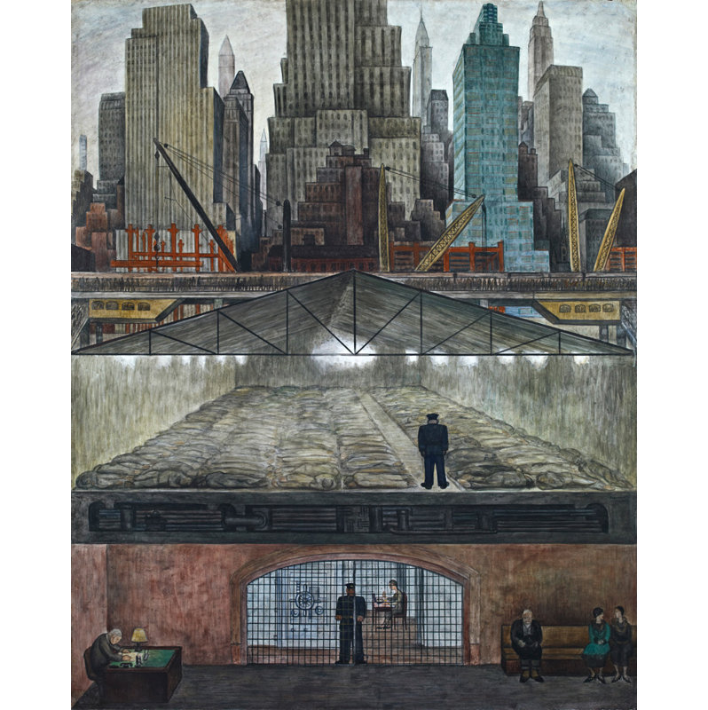 Frozen Assets, 35" H x 28" W